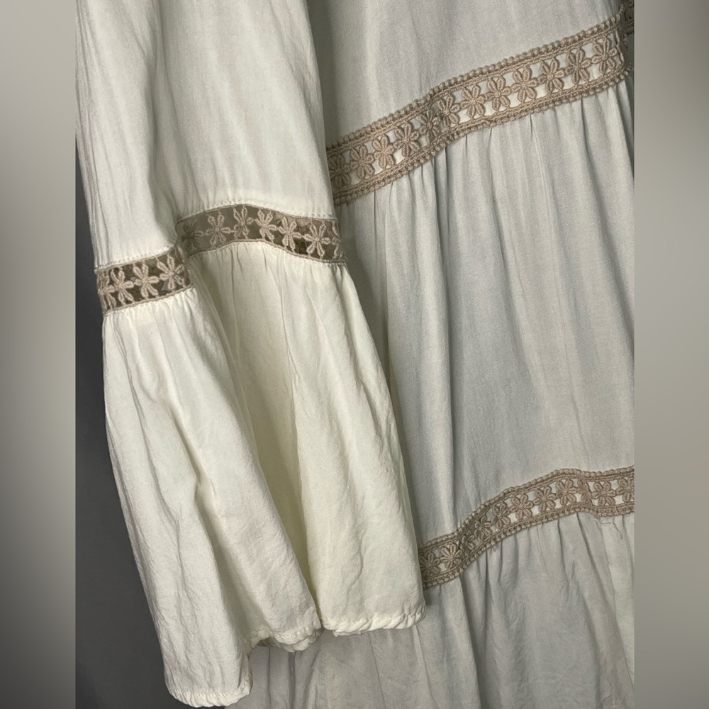 Melissa Paige Women’s Boho Peasant Tunic Top Blouse Bell Sleeves Sz XL NWOT - Picture 8 of 11